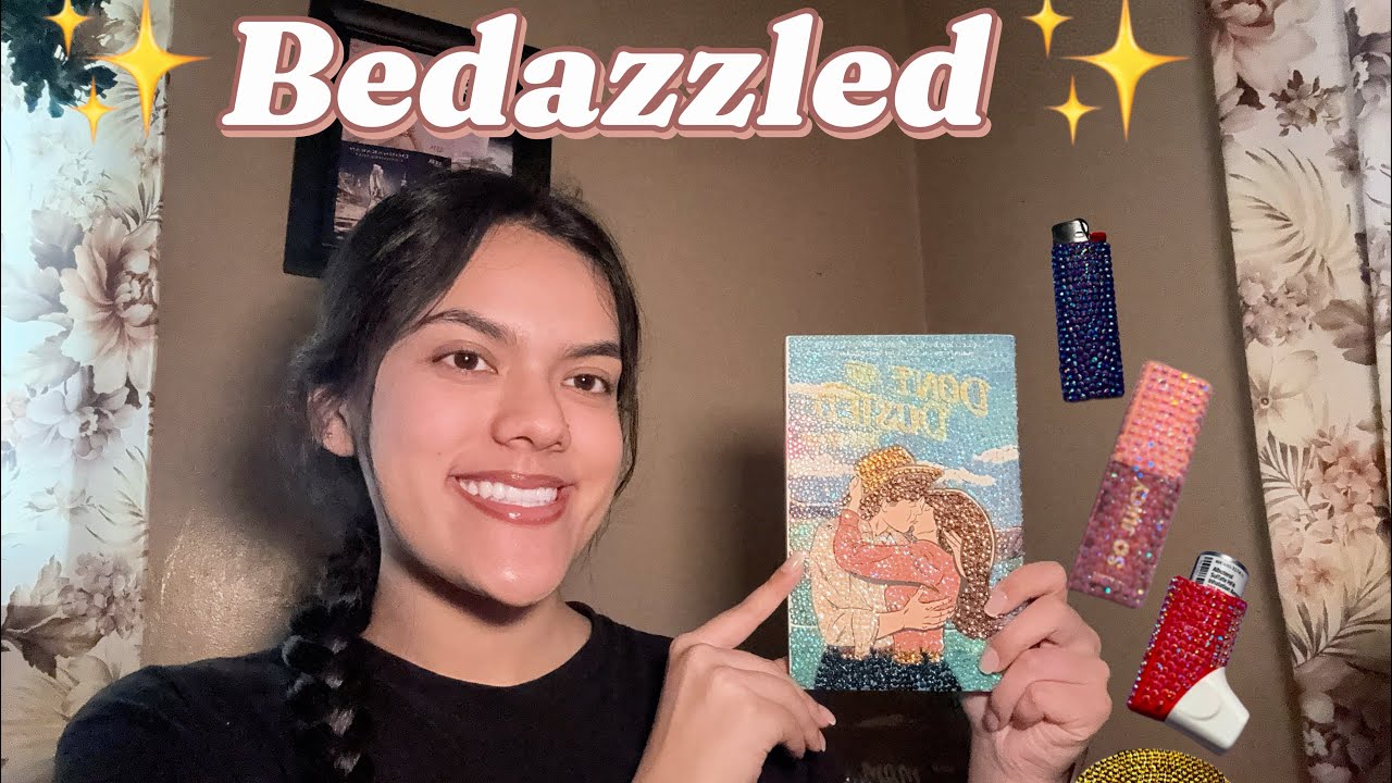 ASMR My favorite bedazzled items✨Tingly tapping/scratches