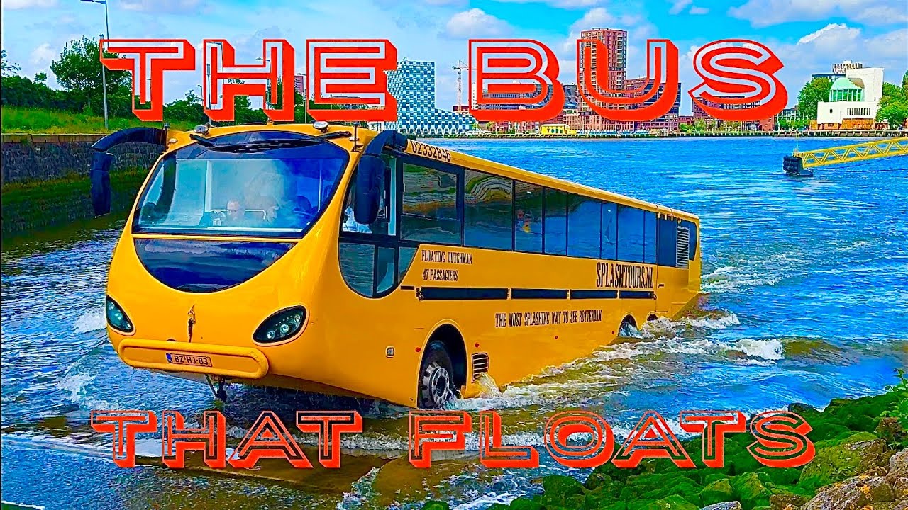 A FULL 1  HOUR ROTTERDAM SPLASH BUS TOUR IN 13 MINUTES  - FILMED MAY 2024