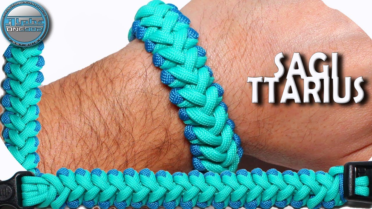 How to make Paracord Bracelet Sagittarius World of Paracord DIY Paracord Tutorial