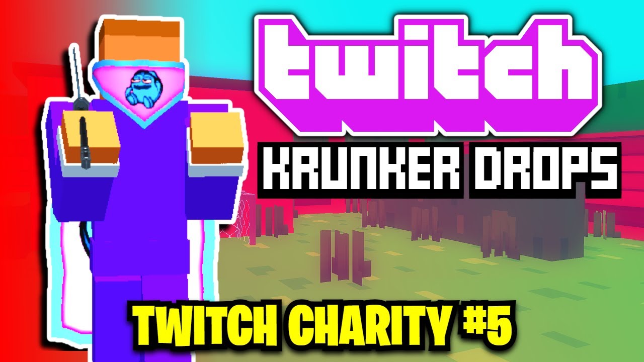Krunker NEW TWITCH DROPS  INSANE ITEMS (Charity) How to link account