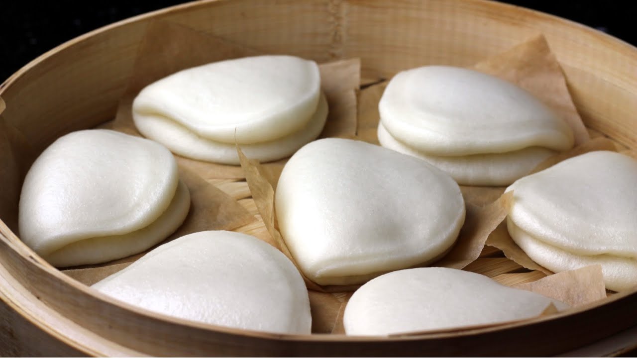 Bánh bao kẹp - Taiwanese bao buns - Cách làm vỏ bánh đơn giản, mềm, xốp, mướt đẹp | Bếp Nhà Diễm |