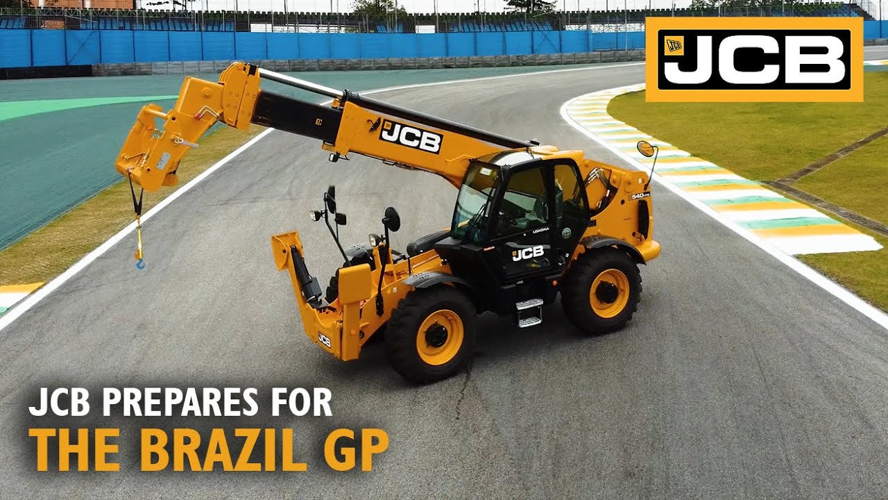 JCB prepares for the Brazil GP
