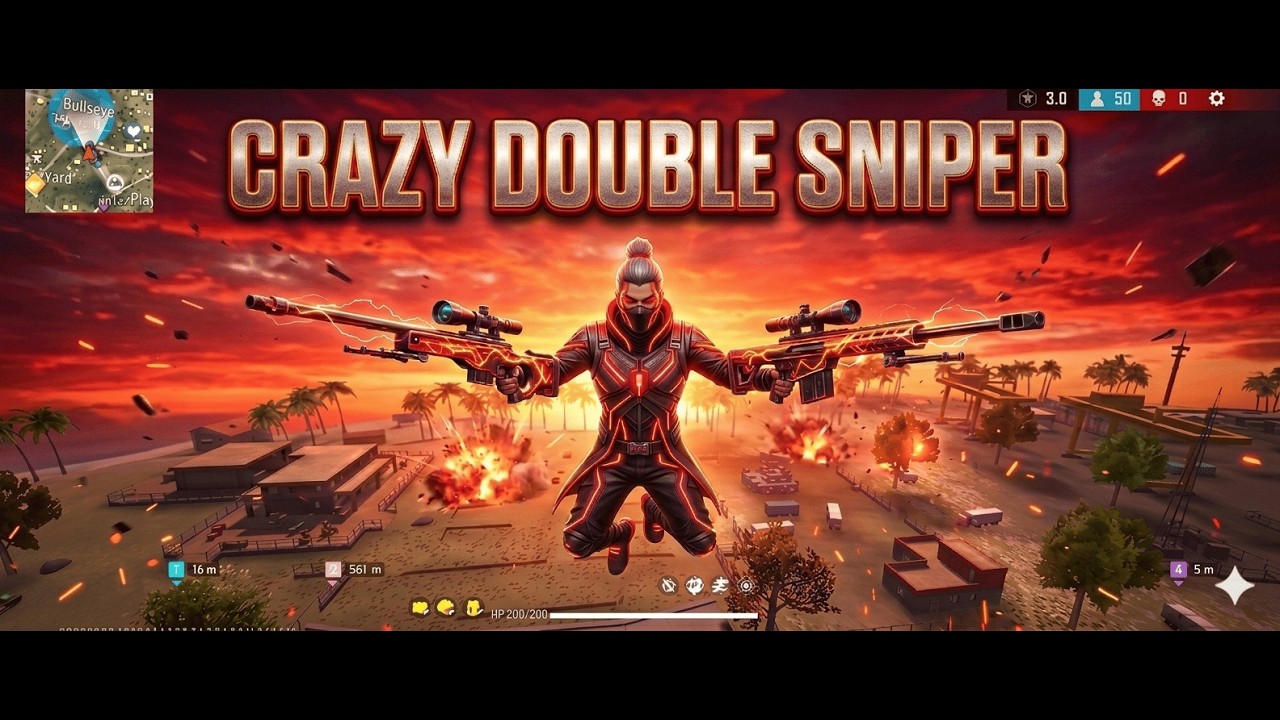 LOW DEVICE 😭 But SNIPER PRO 😈 | Free Fire Survival BR Gameplay