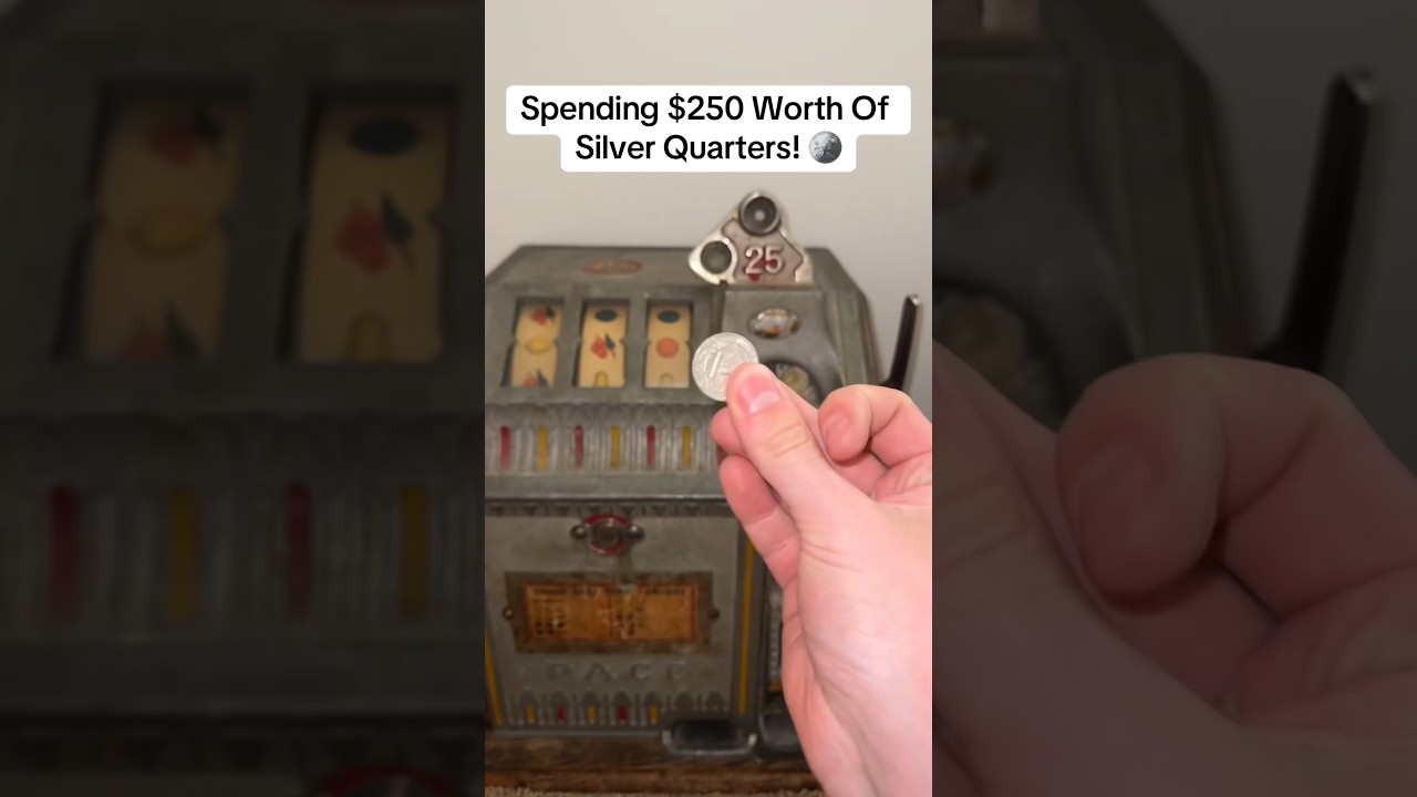 I Put $250 Of Silver Into An Antique Slot Machine&hellip; 🪙