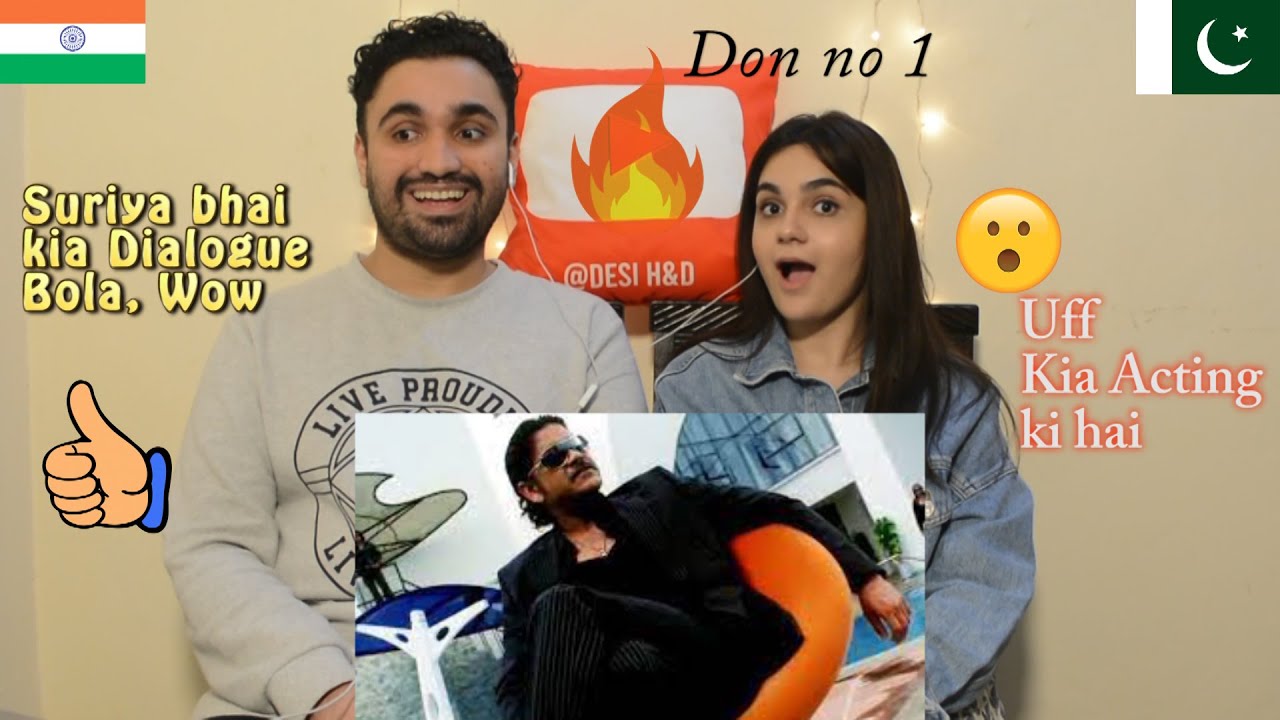 Pakistani reaction to Don No 1 Suriya Vs Feroze Meeting & Top Dialogue | Nagarjuna | Desi H&D Reacts