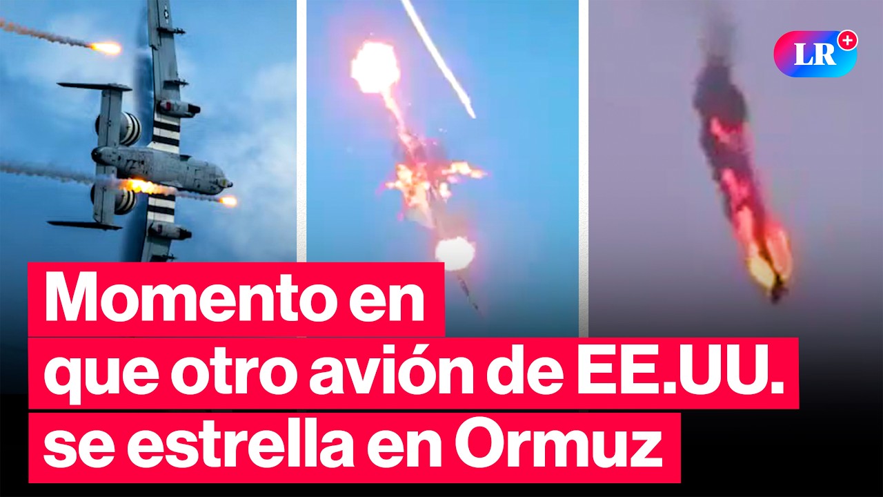 🔴&iexcl;OTRO GOLPE a TRUMP! AVI&Oacute;N de EE. UU. se ESTRELLA en ORMUZ luego que IR&Aacute;N derribara un CAZA  | #LR