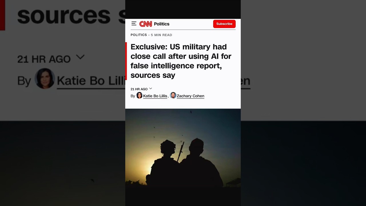 AI Error Nearly Triggered U.S. #Military Action #ArtificialIntelligence #ai #NationalSecurity #China