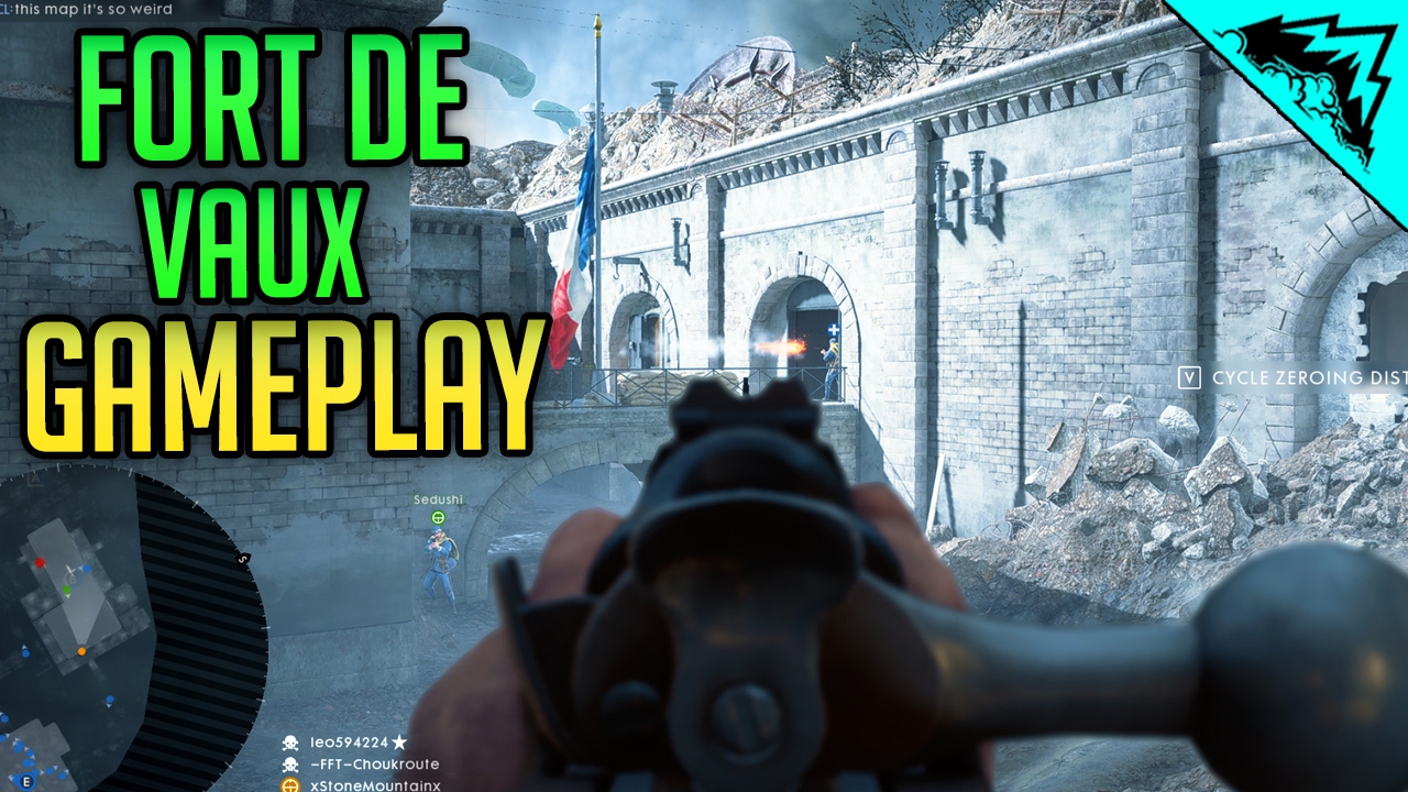 Fort de Vaux Gameplay - Lebel Model 1886 Infantry Iron Sight Multiplayer LIVE
