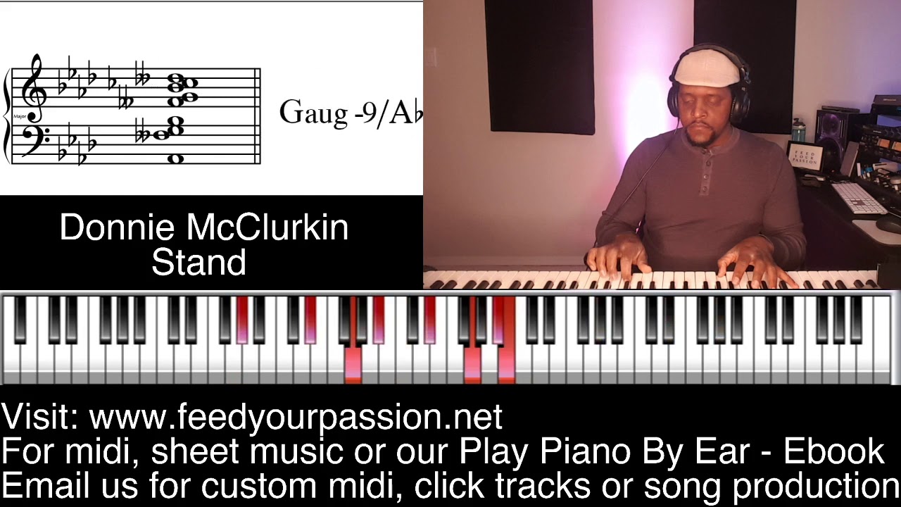 How To Play Stand by Donnie McClurkin - Piano Chords