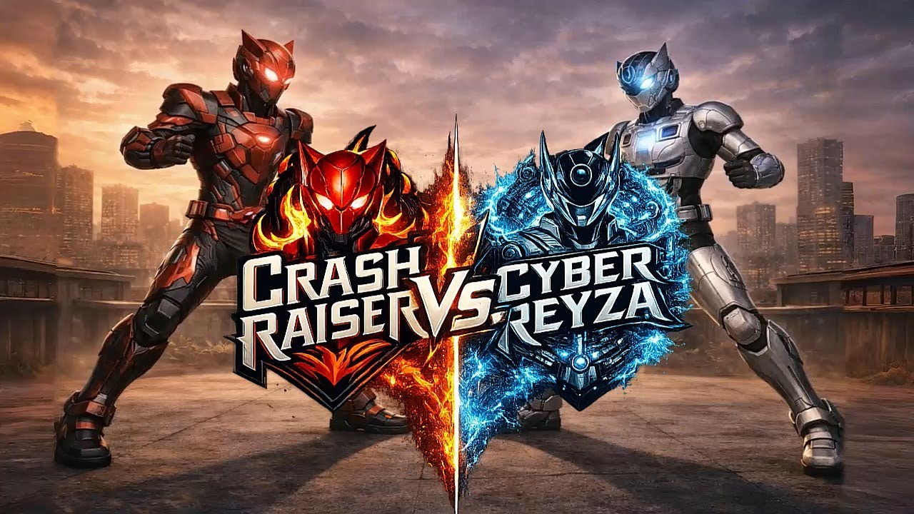 Crash Raiser Versus Cyber Reyza Part 1 @KamenRidePram
