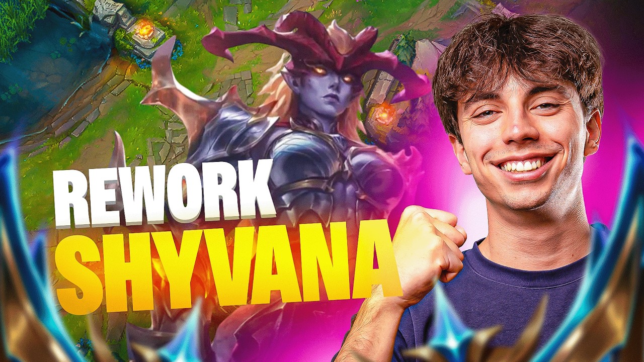 JE FIRST TIME ET TEST LA NOUVELLE SHYVANA - RUSH S16 - Shyvana vs Cho'gath