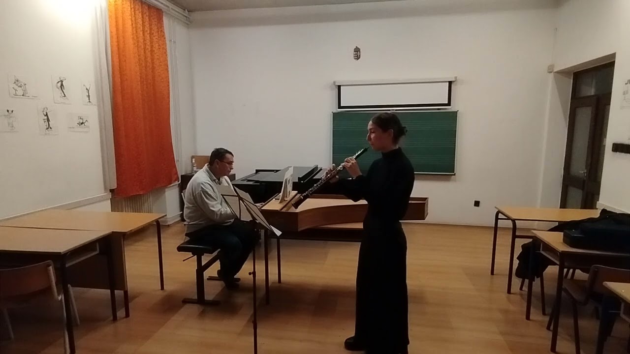 Telemann a minor oboe sonata II.