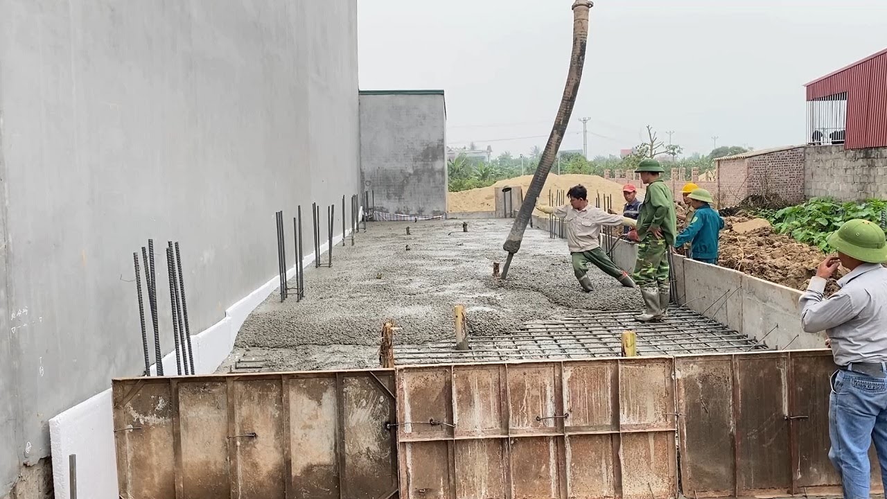 construction techniques for house beams using bamboo piles low cost anti-subsidence for the house