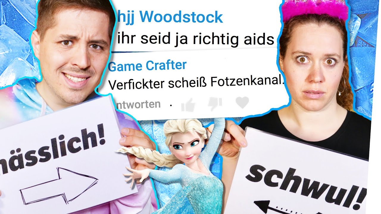 HATE Kommentare singen 😱 Let it go (Frozen) ☃️  UNSER 1. SONG! 🙉 Die Eisk&ouml;nigin