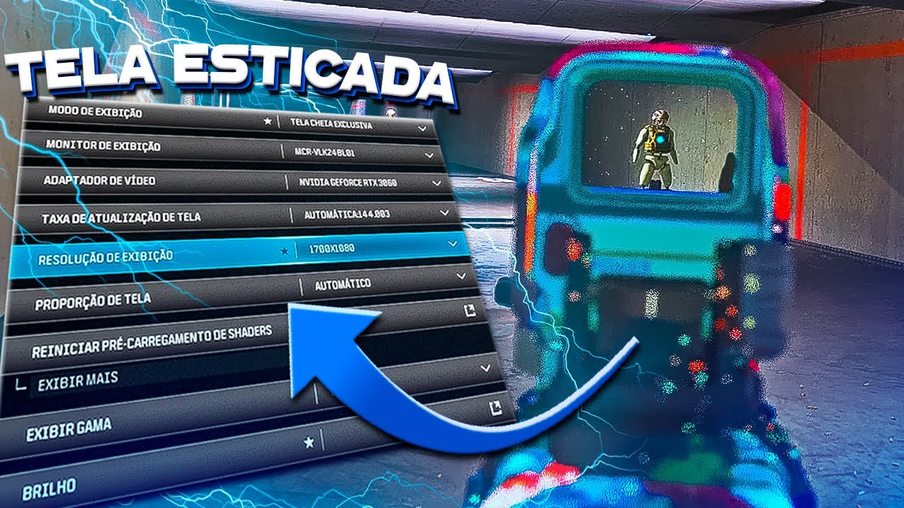 DEIXE SUA TELA ESTICA SEM BORDA PRETA, MELHOR RESOLUÇÃO WARZONE 2 MW3 | LOZOFAN |