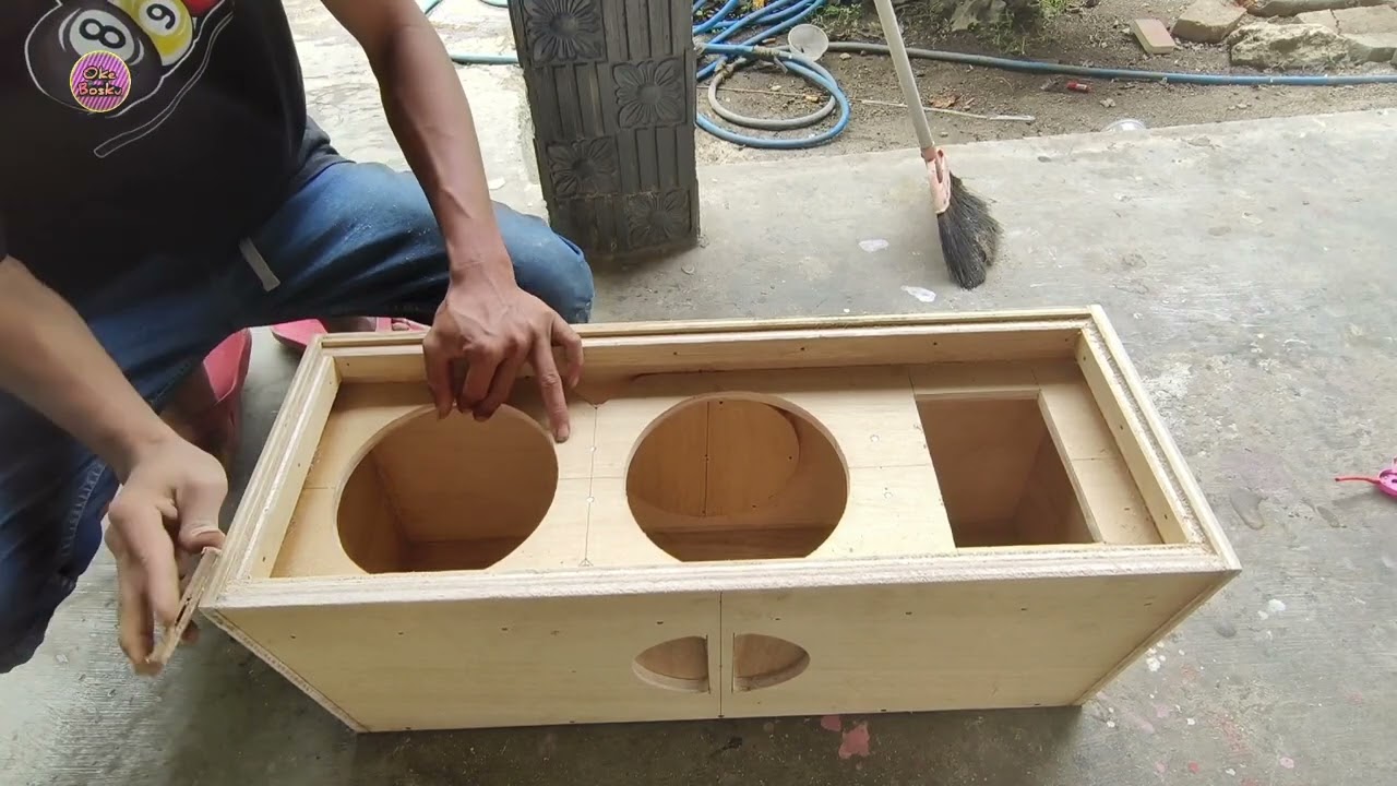 CARA PEMBUATAN BOX DENGAN MUDA MIDDLE 8 INCH DOUBLE PLUS TWEETER