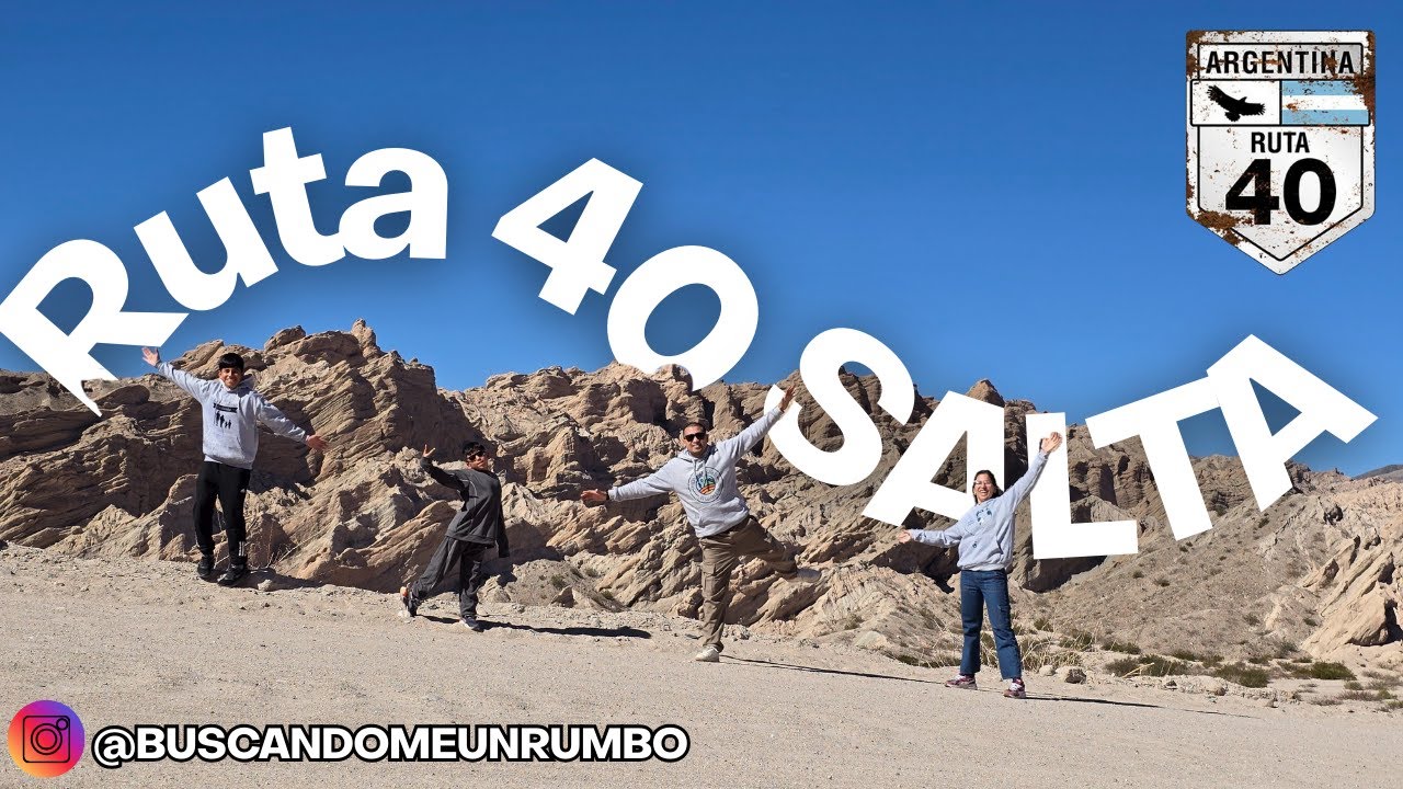 RUTA 40  🏜🚗 desde SALTA a JUJUY, llegando hasta 🌈PURMAMARCA- Norte Parte 2