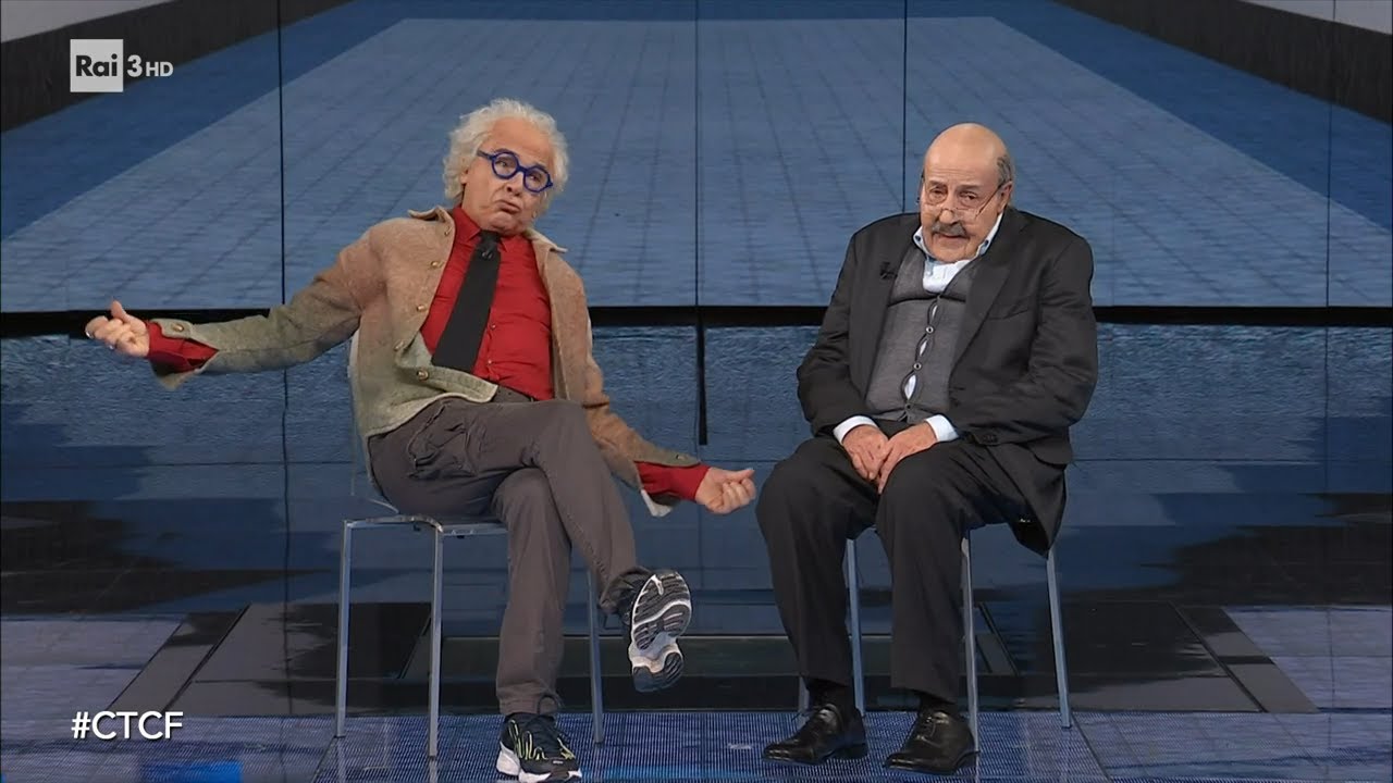 Massimo Lopez e Tullio Solenghi - Che Tempo Che Fa 12/12/2021
