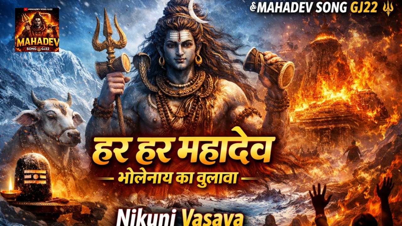हर हर महादेव 🔱 Bhole Nath Ka Bulawa | New Mahadev Song 2026 | Nikunj Vasava