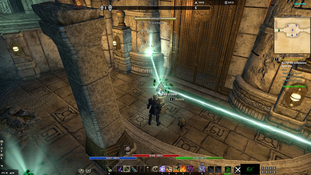 The Elder Scrolls Online - Quest - The Study of Souls - Rotate Void Crystal