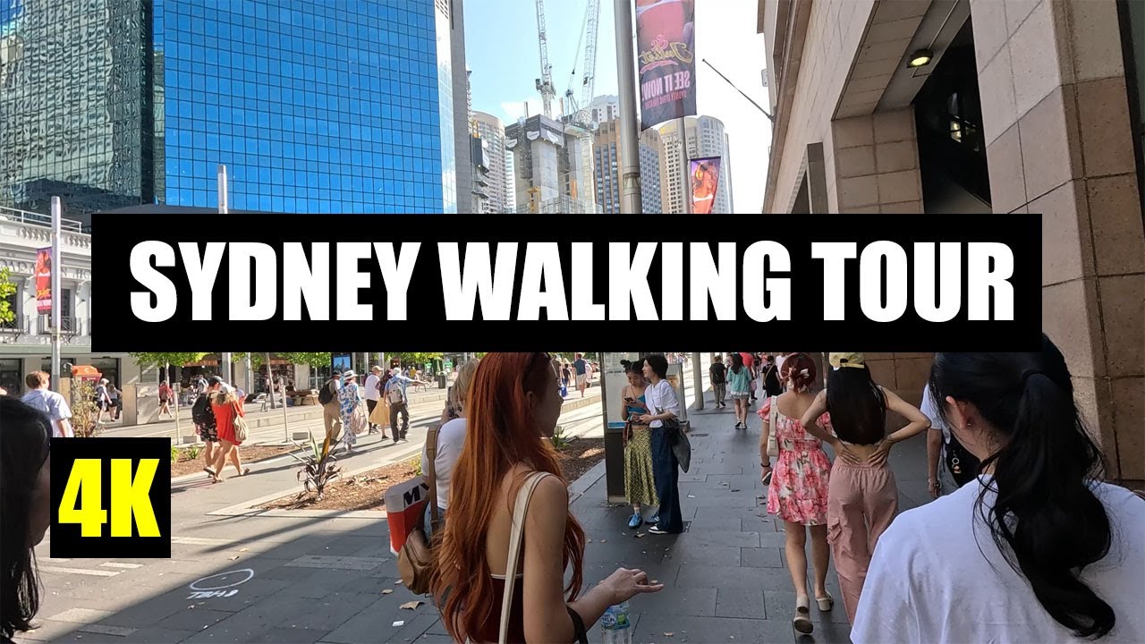 City Walk Sydney Opera House Harbour Bridge Circular Quay CBD Summer Stroll 街头漫步悉尼歌剧院大桥 夏の街歩きSydney
