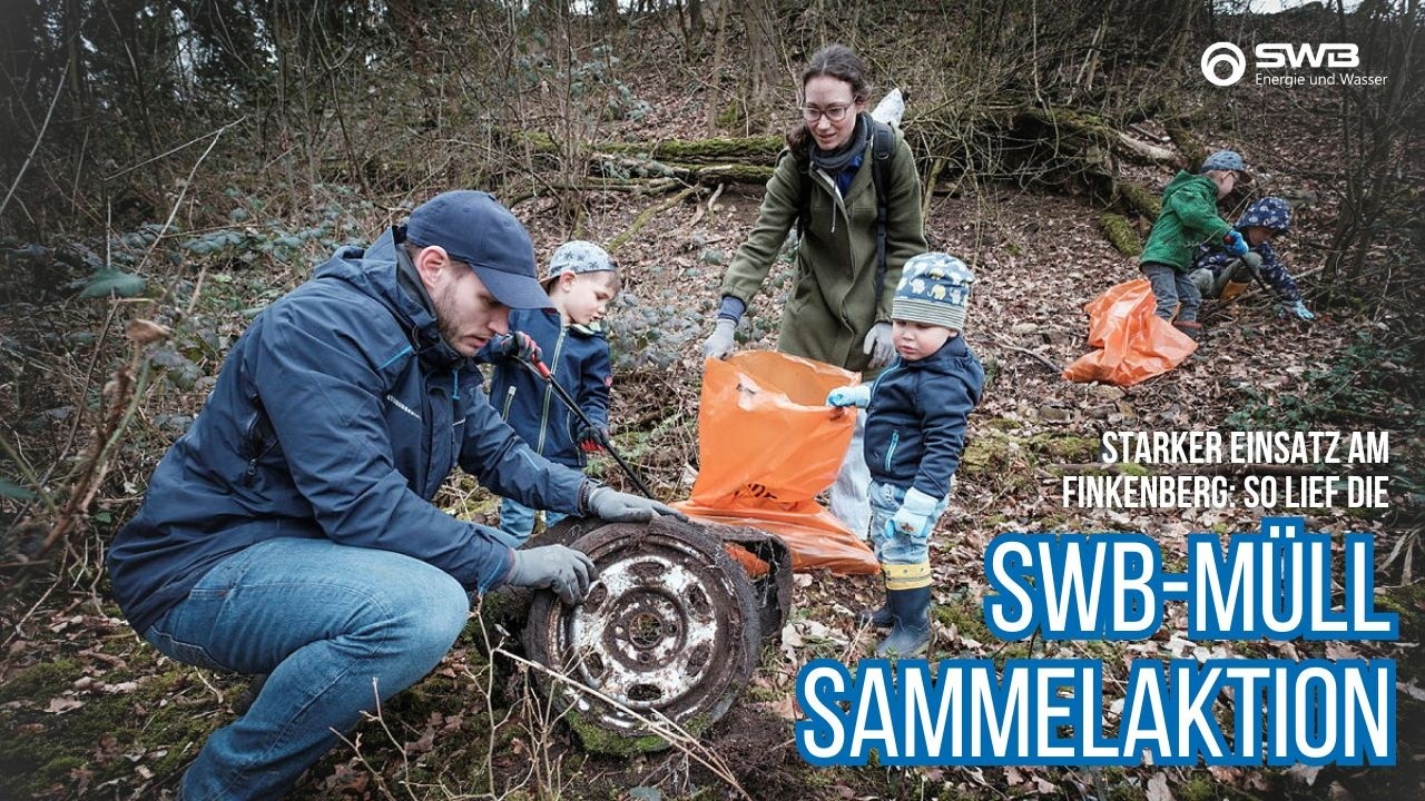 Wald statt Müll – 60 Helfer räumen am Finkenberg auf 🌳♻️ | Stadtwerke Bonn