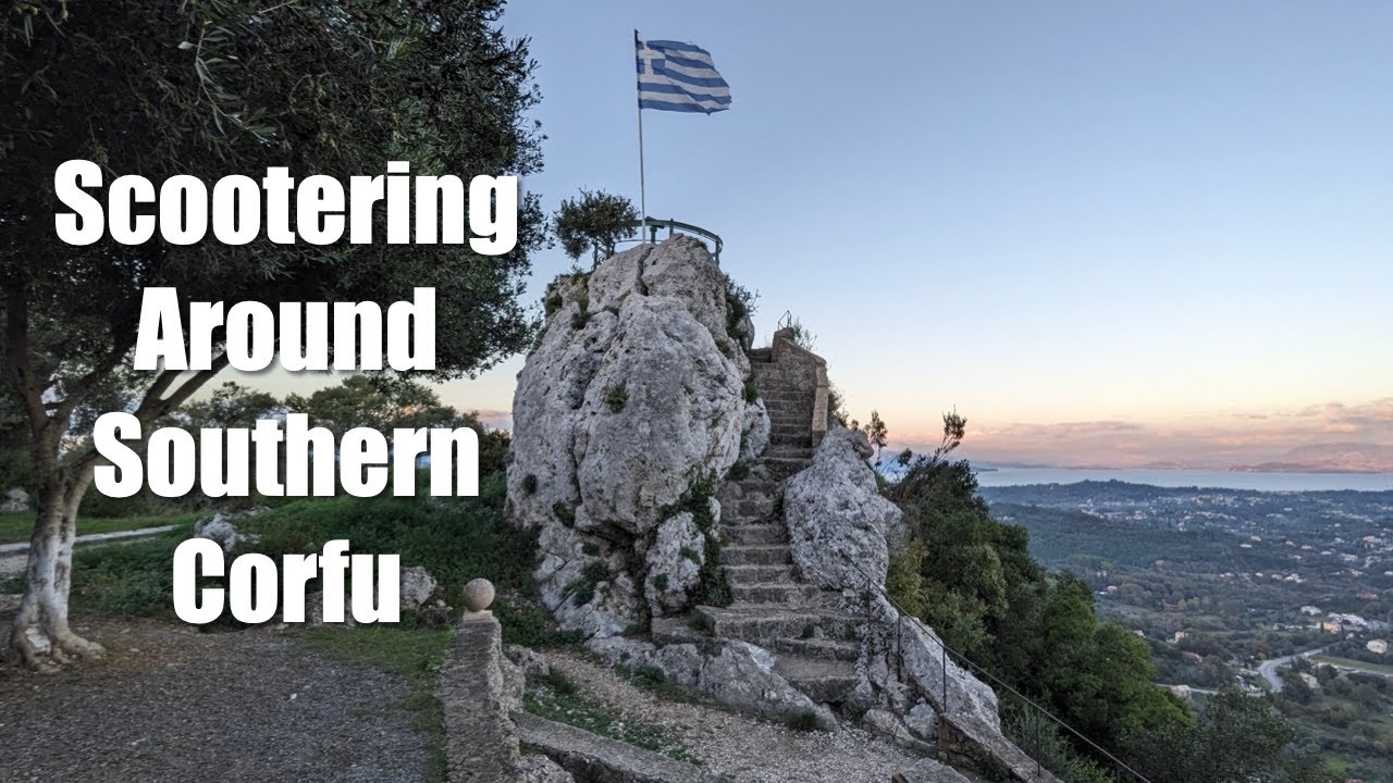 Scootering Around Corfu, Greece - Southern Ring