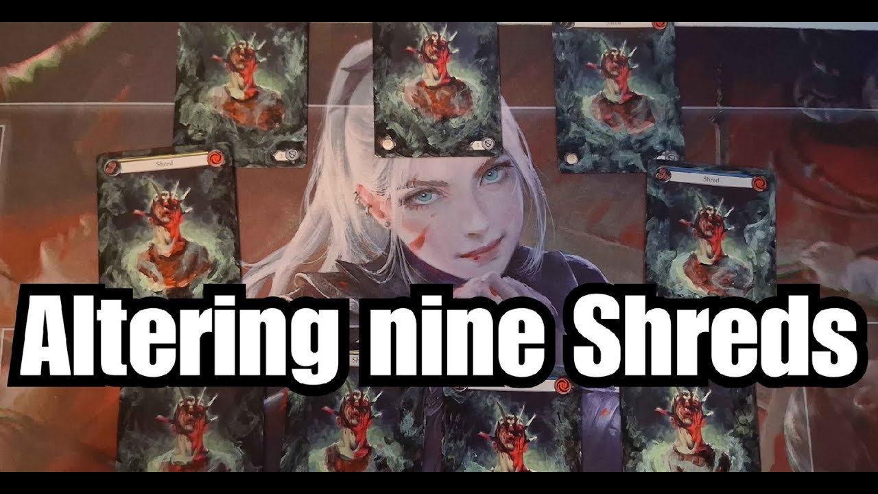 Flesh and Blood: Making nine Shred alters, art by Kniva