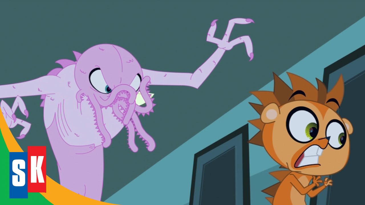 Littlest Pet Shop: Halloween Fest (2/3) Russell Chased By A Monsters