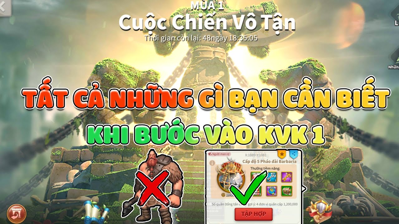 Tất cả những g&igrave; người chơi mới cần biết khi n&agrave;o đầu ti&ecirc;n bước v&agrave;o Map kvk 1 - Rise of Kingdoms 2022