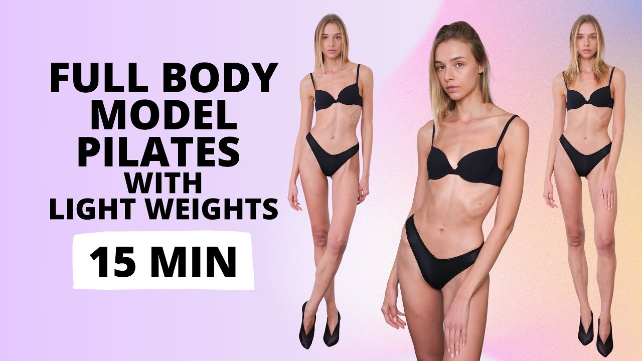 Pilates with Light Weights Full Body Model 15 Minutes / Nina Dapper Model & Lifestyle Coach