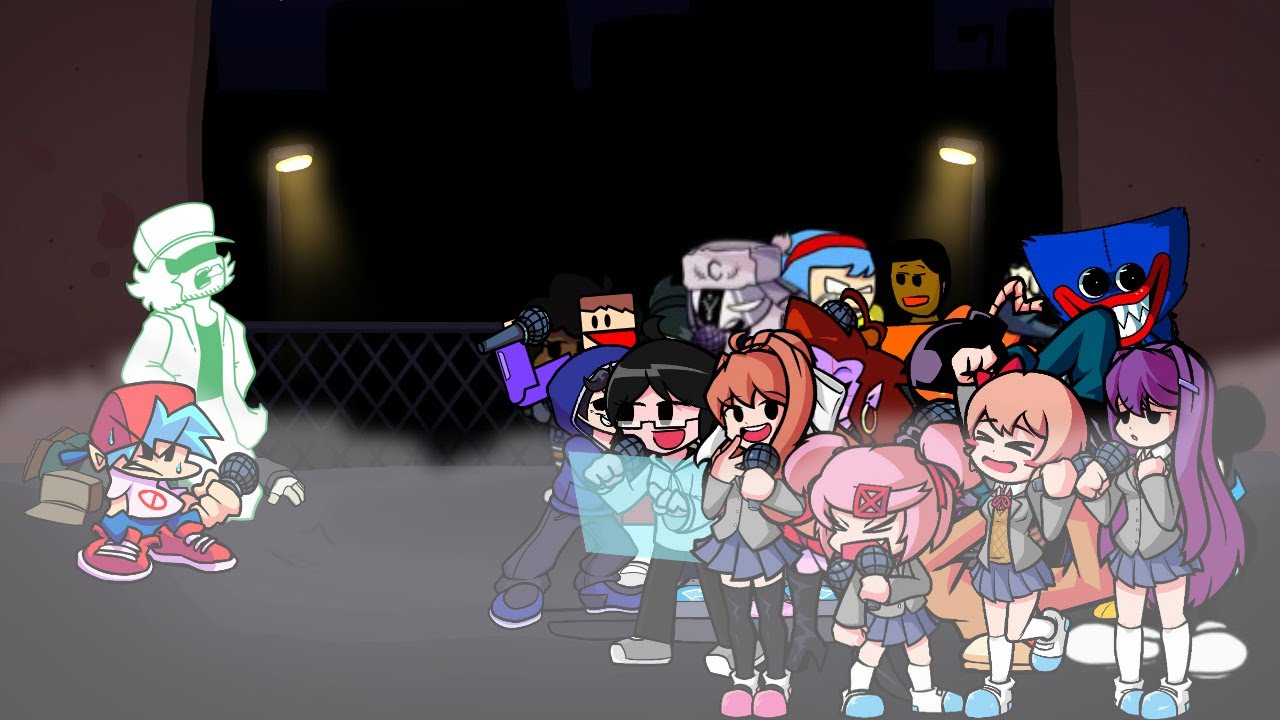 Release but Every Turn a Different Character Sings 🎶 (FNF Release but Everyone Sings It)