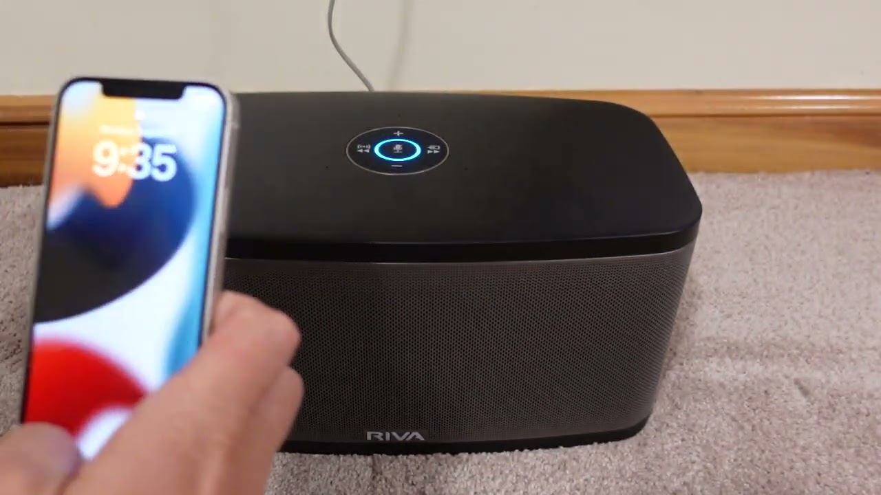 How to Pair Riva Speaker with Bluetooth iPhone etc