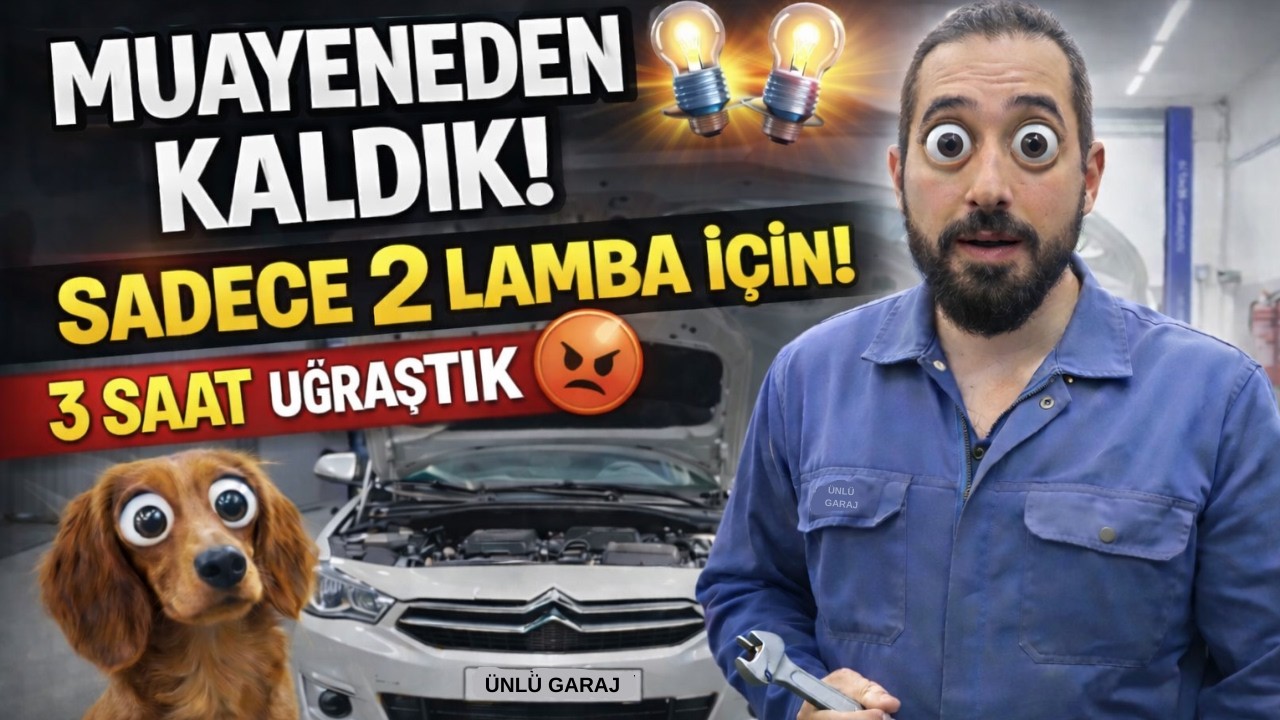 2 Lamba Yüzünden Muayeneden Kaldık! 3 Saat Garaj Savaşı