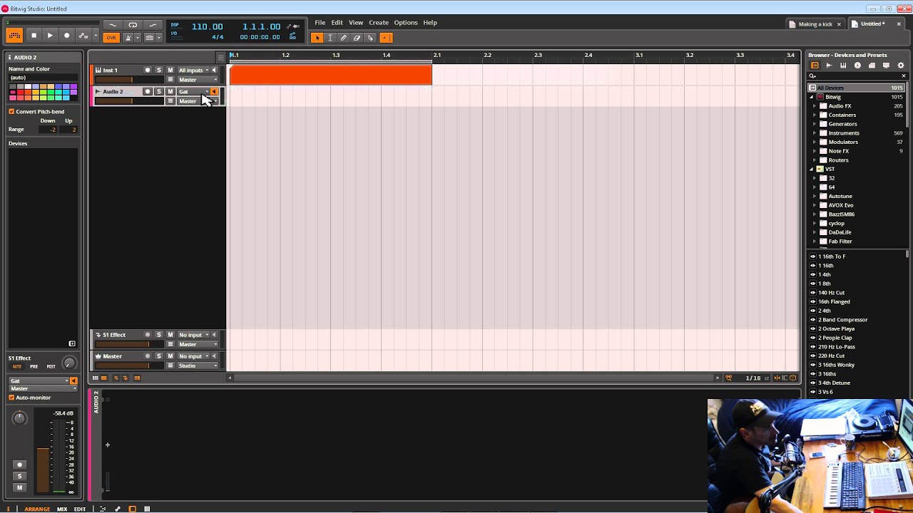 Bitwig Tutorial - Recording Guitar into Bitwig