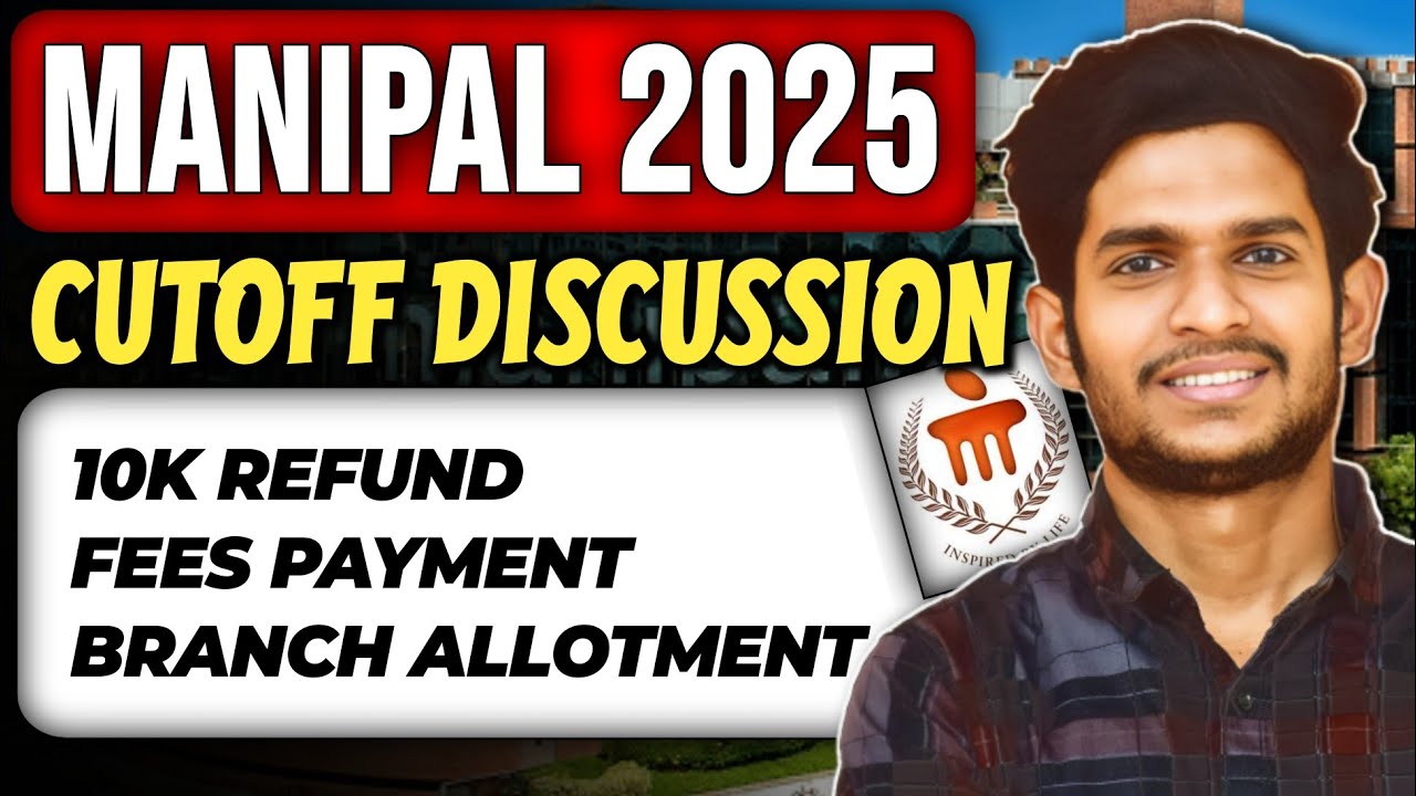 Manipal First Round Cutoff SHOCK | 2nd Round Me Kya Milega? | Cutoff Prediction & Analysis 2025
