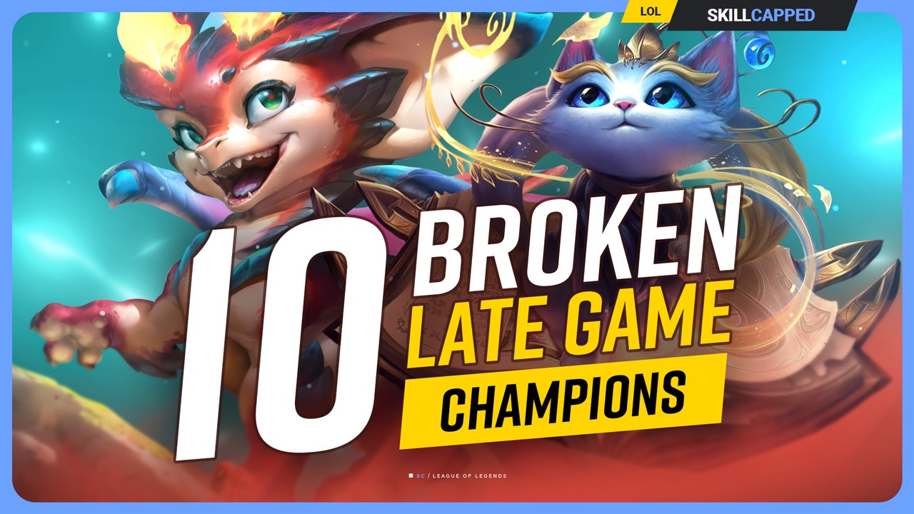 10 UNBEATABLE Champions Who NEVER LOSE Late Game - League of Legends Season 14