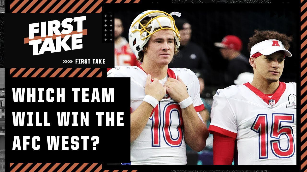 The AFC West debate: Who is winning the TOUGH division this season? | First Take