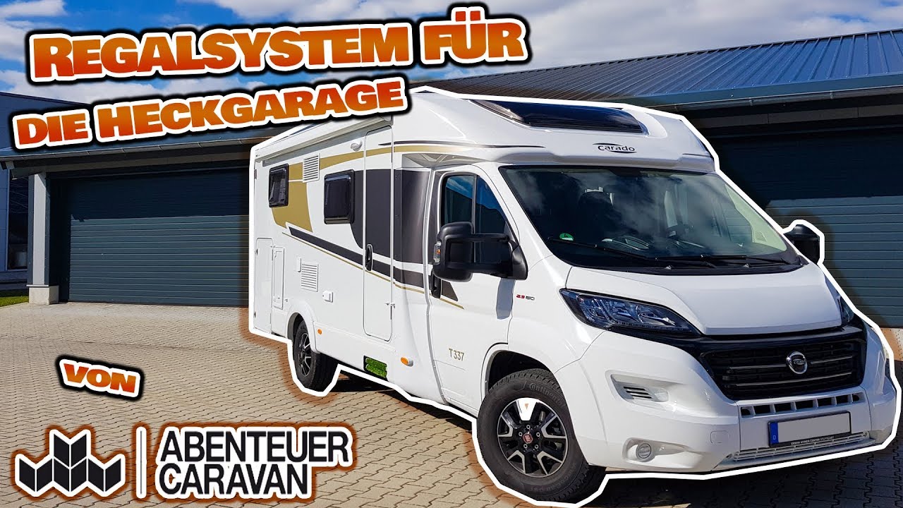 | Carado T337 | Abenteuer Caravan | Heckgarage Regalsystem L120 | Einbau | Frankonian_Camper |