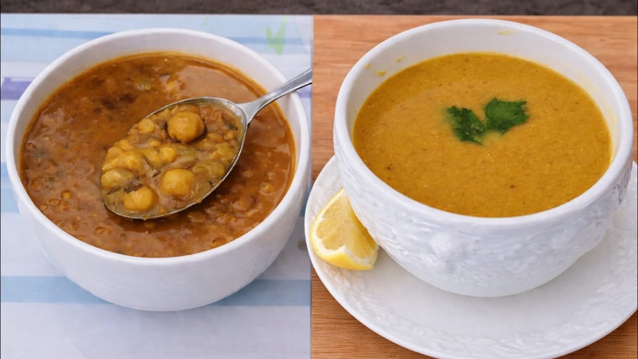 شوربة العدس والحريرة