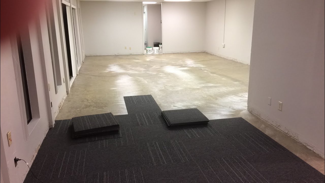 Small tip on carpet tiles