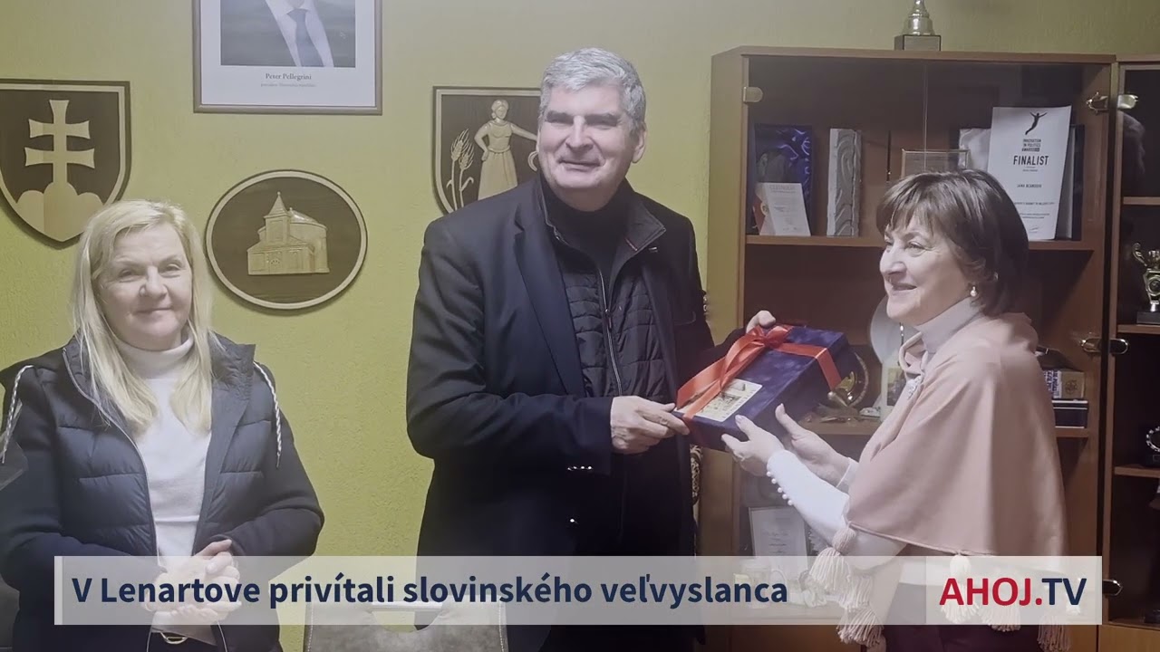 Do Lenartova prišiel slovinský veľvyslanec Stanislav Raščan