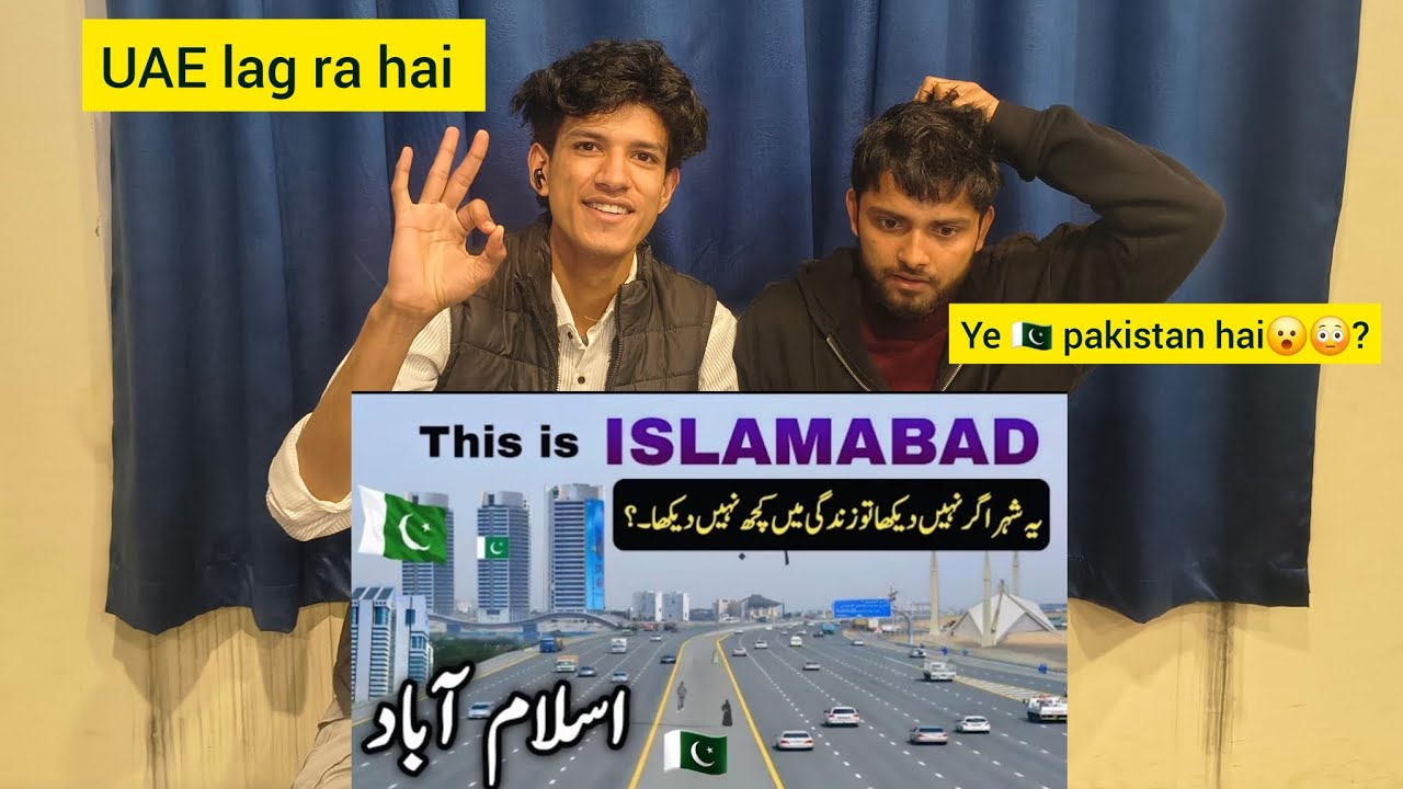 Indian boys reaction on Islamabad 🇵🇰 capital!#pakistan #pakreaction #islamabad #india#lahorepakistan