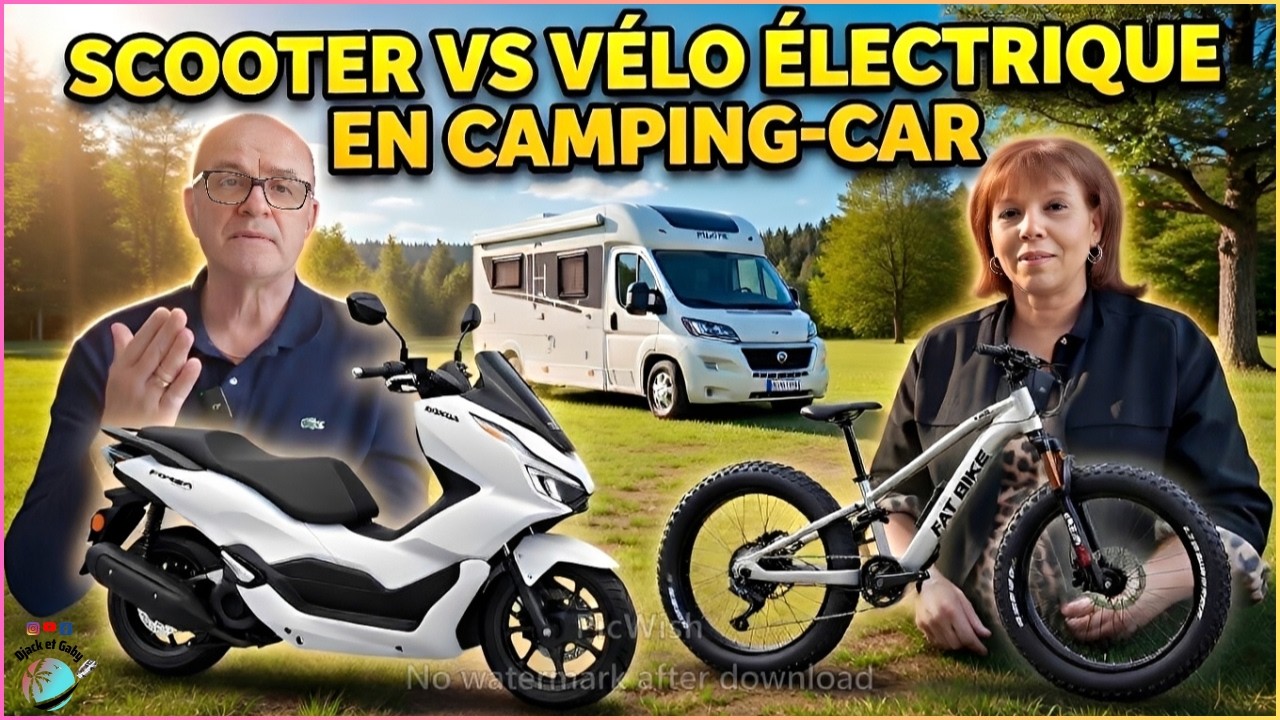 Scooter ou Vélo Électrique : le meilleur choix ? #94 #campingcar #vae #djacketgaby