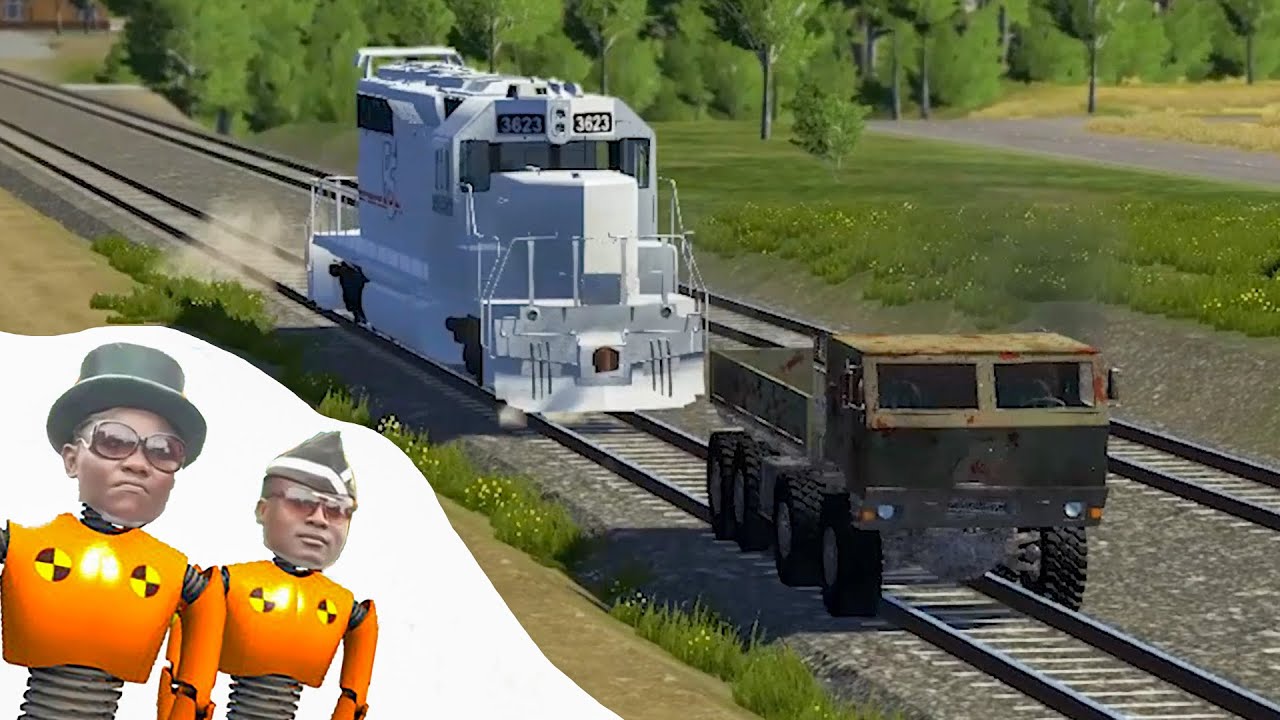 Train crashes Coffin meme #3 BeamNG Drive