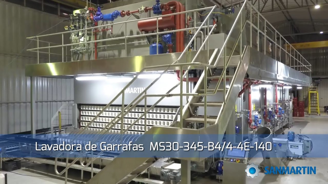 Lavadora de Garrafas Sanmartin 2020 - MS30 345 B4 4 4E 140