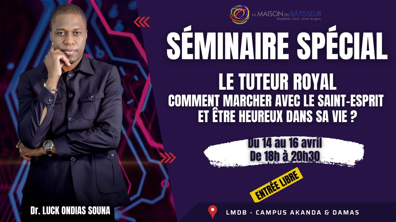 CRUCIFIER LA CHAIR POUR ÊTRE CONDUIT PAR LE SAINT ESPRIT  | Luck ONDIAS SOUNA
