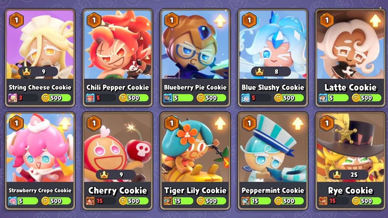 CookieRun: OvenSmash (CBT) - All 16 Playable Cookies' Showcase