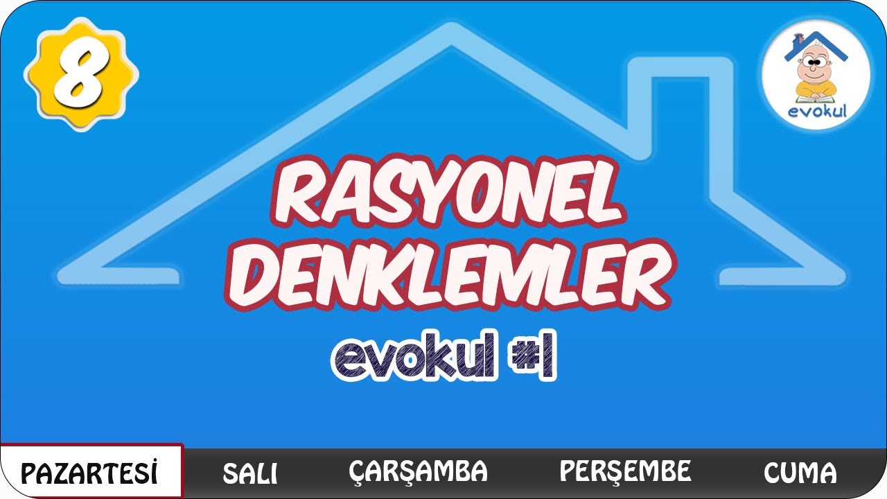 Rasyonel Denklemler | 8. Sınıf #evokul Kampı LGS Hazırlık