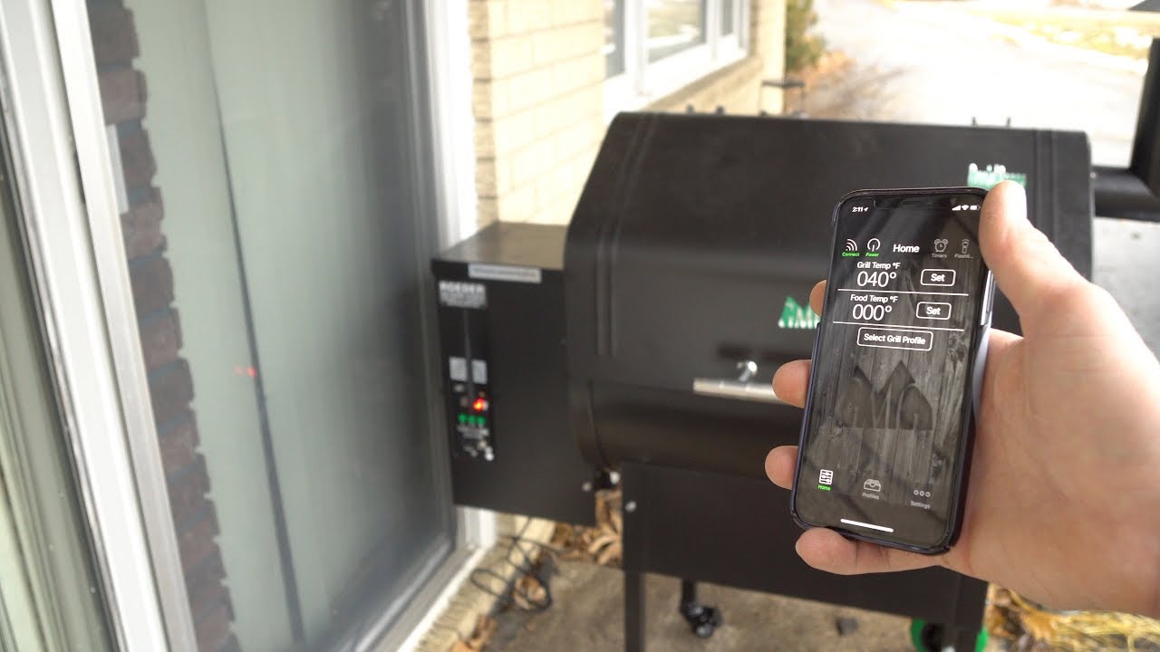 Настройка WiFi в Green Mountain Grill